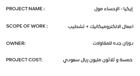 Al Ahsa Mall Commercial Project